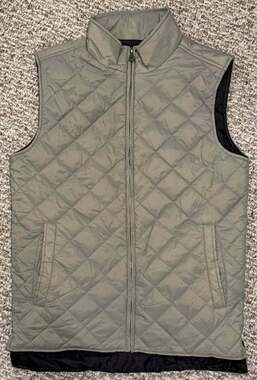 Weatherproof Men’s Gray Quilted Puffer Vest Size Small